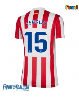 Atletico Madrid Clement Lenglet #15 Tricou Fotbal Replică 2025-26 Femei Acasa